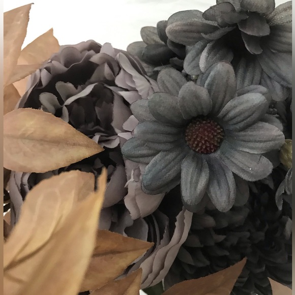 Hand Crafted Fall Custom 2 Swags Leaves & Pomegranate Custom Order In Progress - Picture 1 of 7